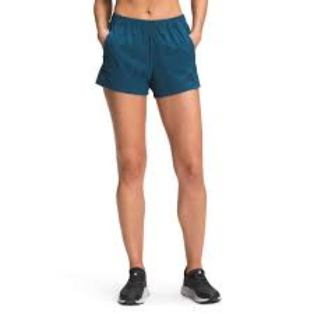 The North Face Blue Wander Shorts w/ Pockets - Picture 3 of 7